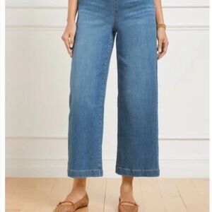 TALBOT’S Wide Leg Cropped Jeans